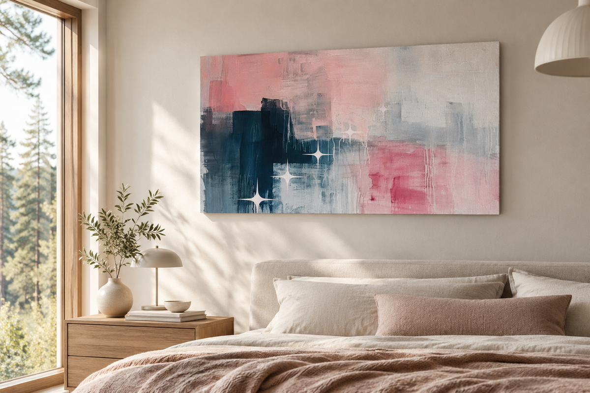 Abstrakt Ljusspel – Exklusiv Canvas Tavla