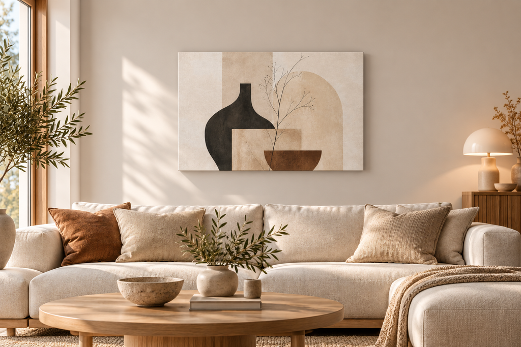 Stillhetens Former – Exklusiv Canvas Tavla