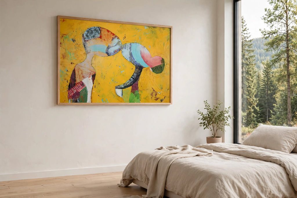 Abstrakt Dans – Inramad Exklusiv Matt Poster
